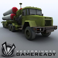3D Model Download - Game Ready - S-300PMUSA-10 Grumble